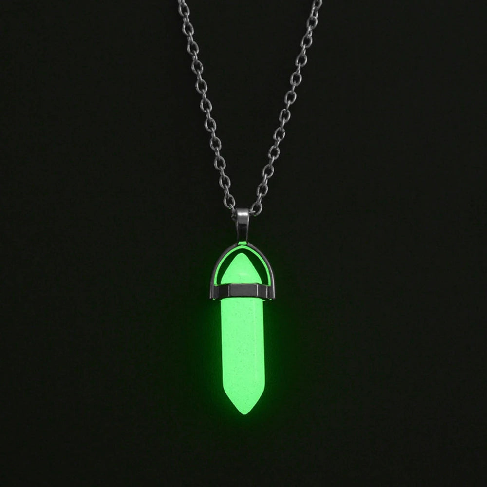 Luminous Crystal Pendant Necklace