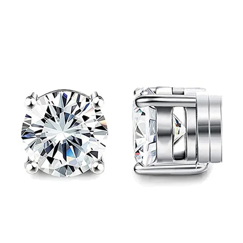 Crystal Magnetic Stud Earrings