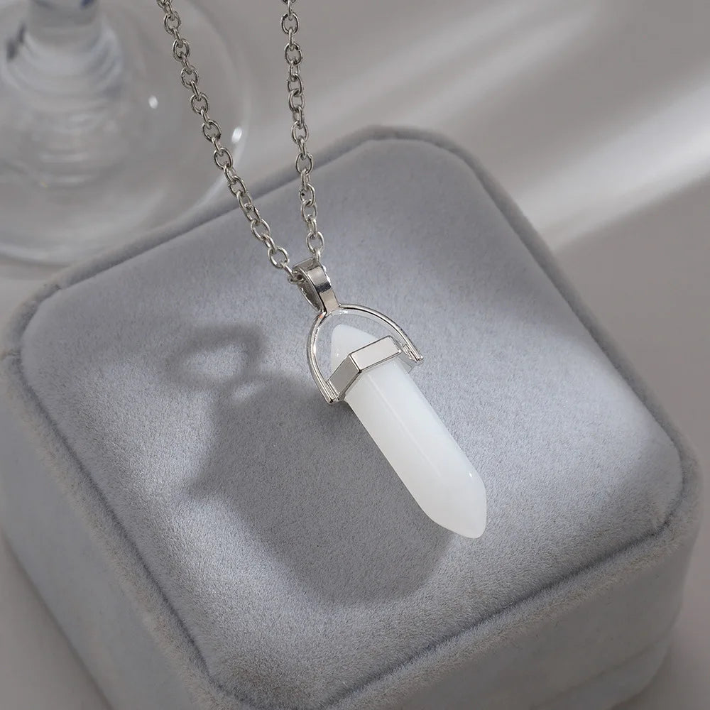 Luminous Crystal Pendant Necklace