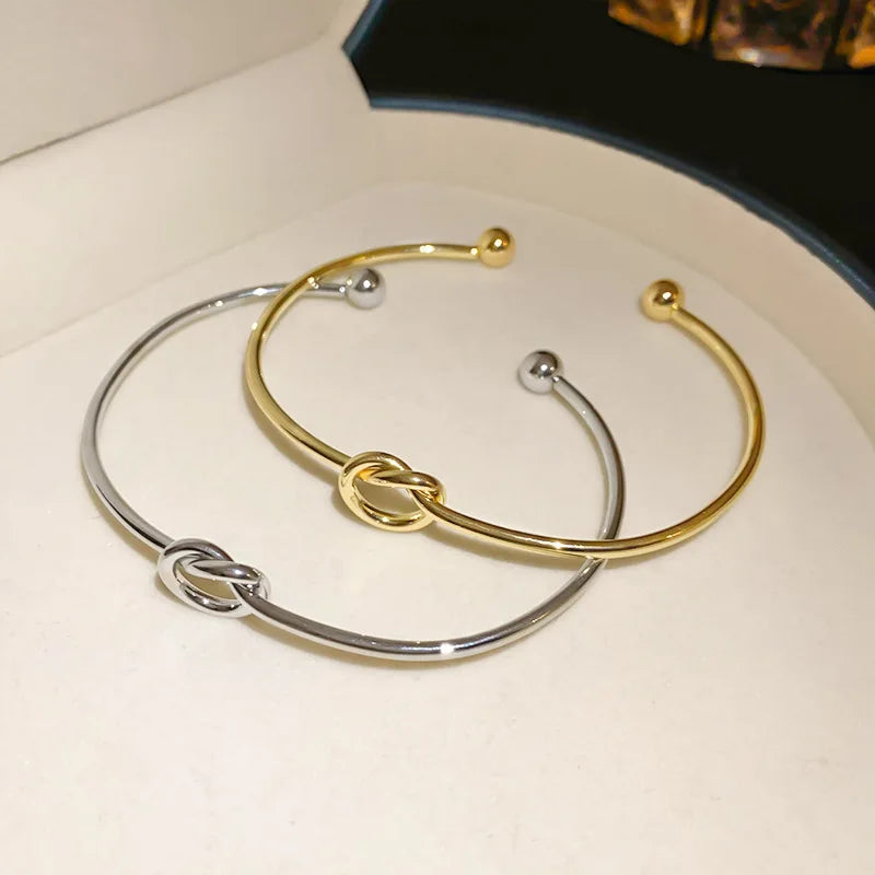 Vintage Twist Steel Bracelet