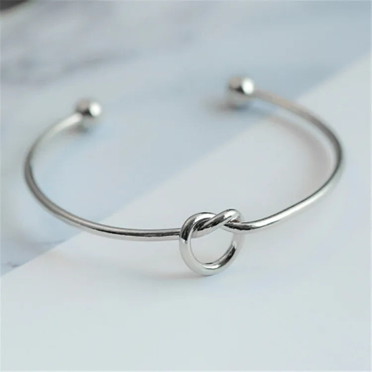 Vintage Twist Steel Bracelet