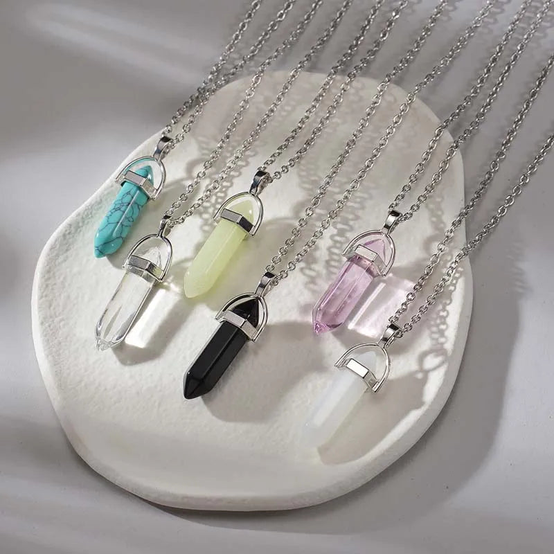 Luminous Crystal Pendant Necklace