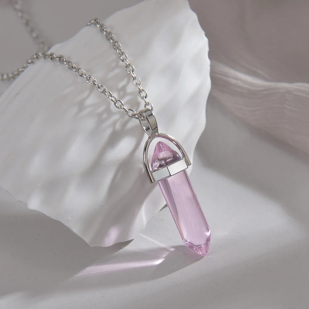 Luminous Crystal Pendant Necklace