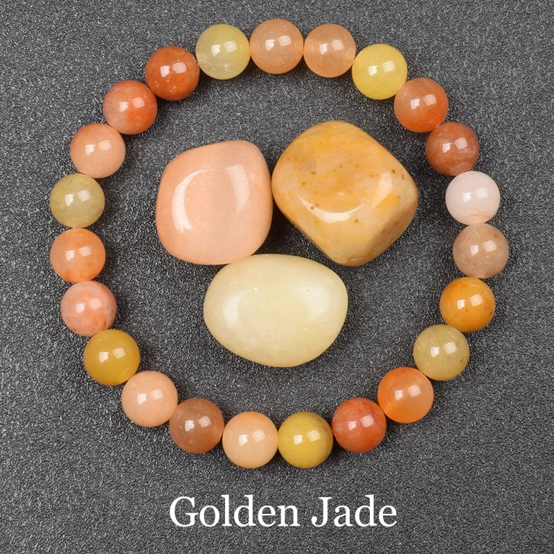 Natural Golden Obsidian Bracelet