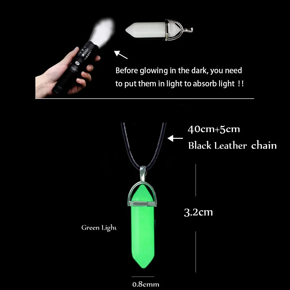 Luminous Crystal Pendant Necklace