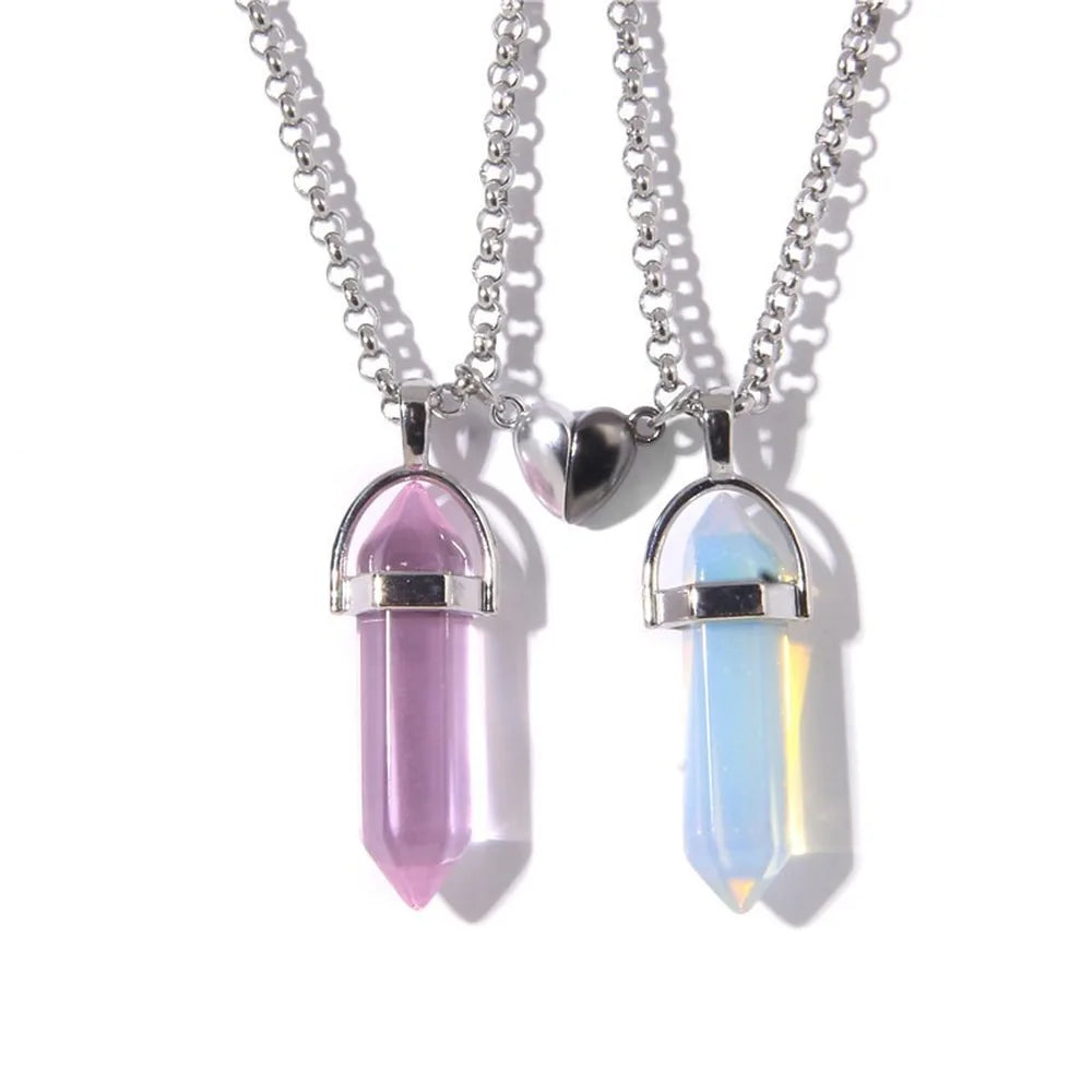 Luminous Crystal Pendant Necklace