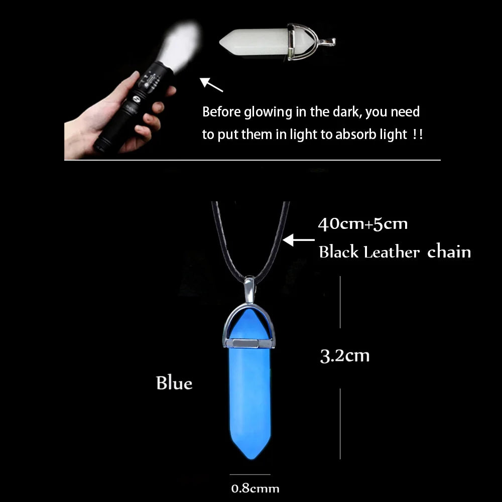 Luminous Crystal Pendant Necklace