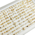 30PCS Gold Ring Set