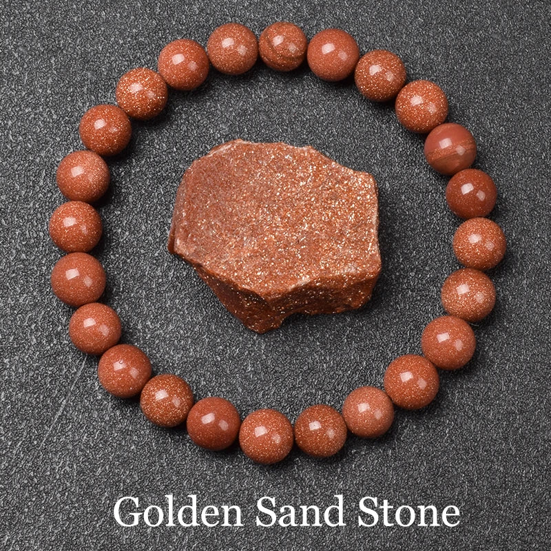 Natural Golden Obsidian Bracelet