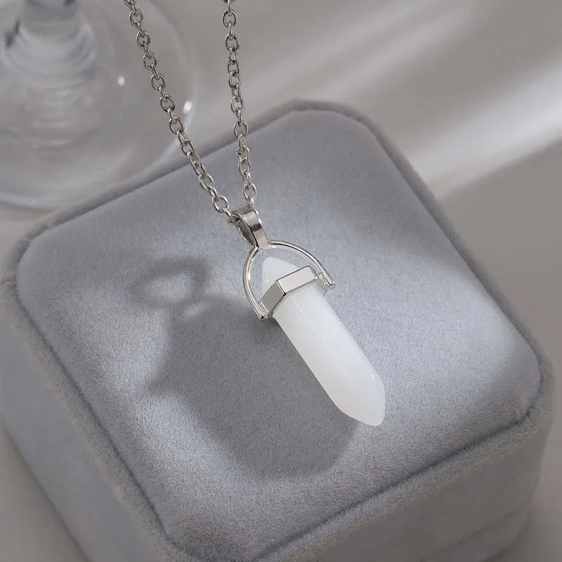 Luminous Crystal Pendant Necklace