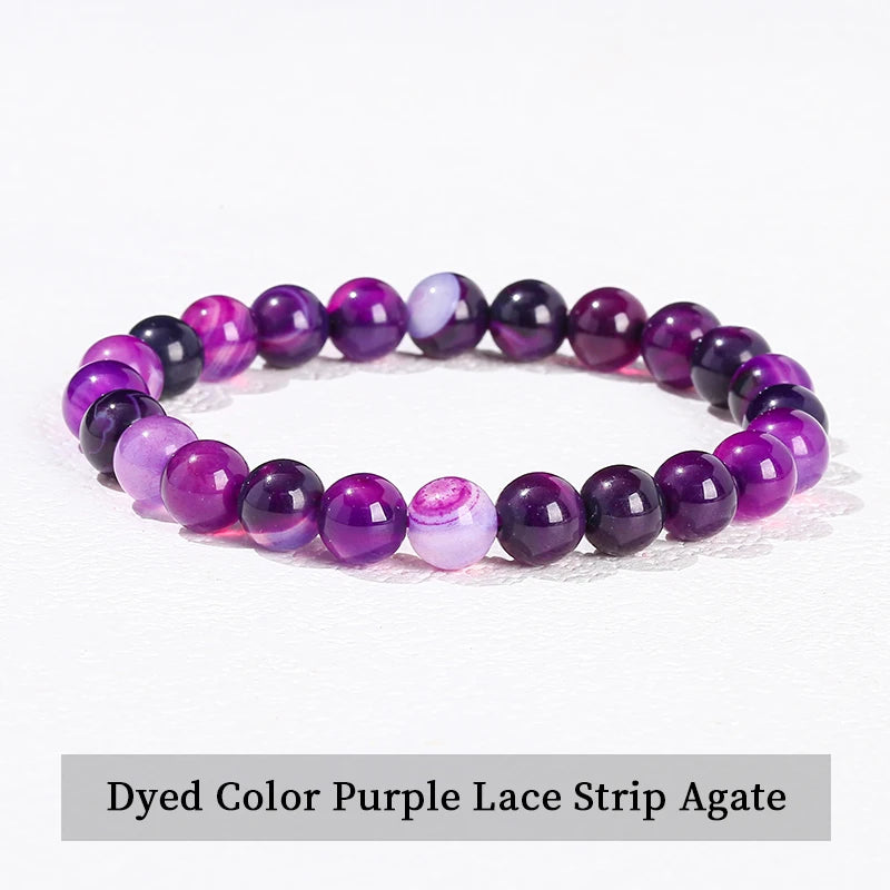 Natural Stone Bead Bracelet
