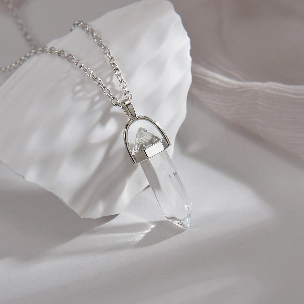 Luminous Crystal Pendant Necklace