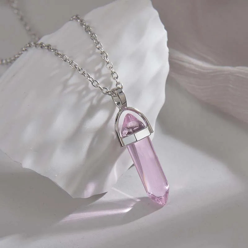 Luminous Crystal Pendant Necklace