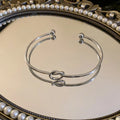 Vintage Twist Steel Bracelet